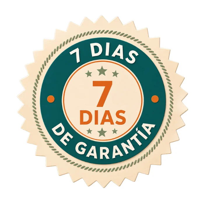 Sello de garantía de satisfacción de 7 días